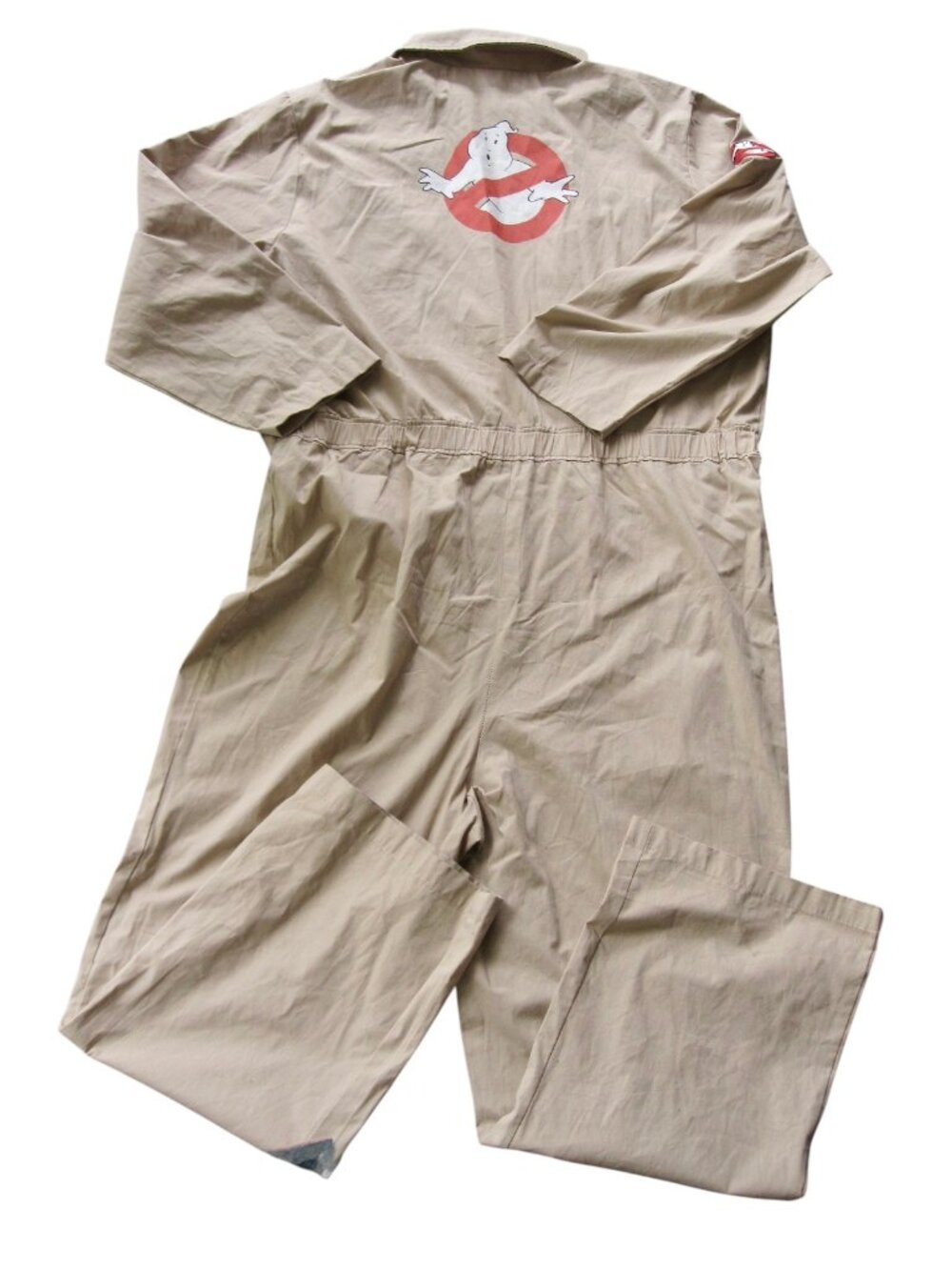 Ghostbusters Costume Khaki Coveralls Jumpsuit Adult Plus Size HALLOWEEN Cosplay